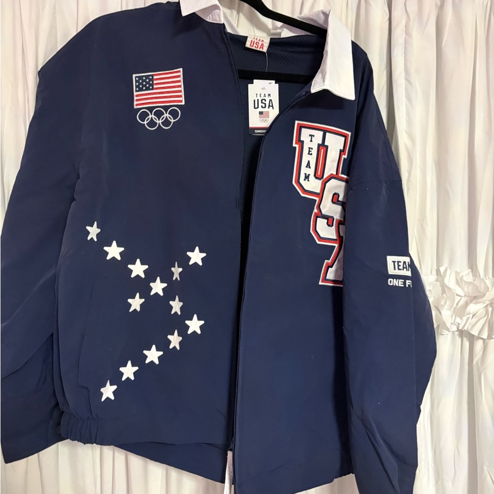 Team USA Navy Bomber Jacket